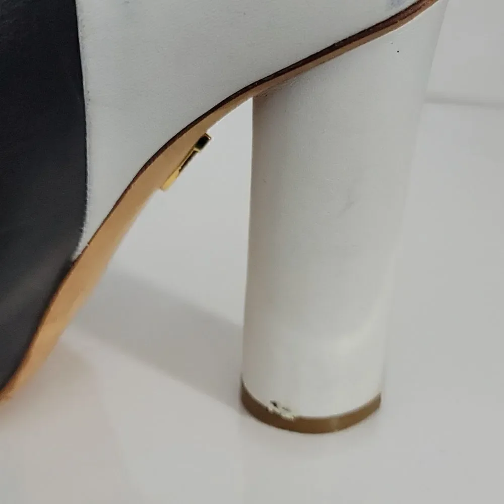 Maiyet Color Block Circular Heel Bootie - Picture 12 of 13